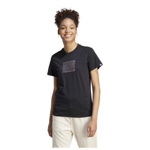 Adidas Γυναικεία κοντομάνικη μπλούζα Sportswear Vibrant Print Graphic Short-Sleeve Tee